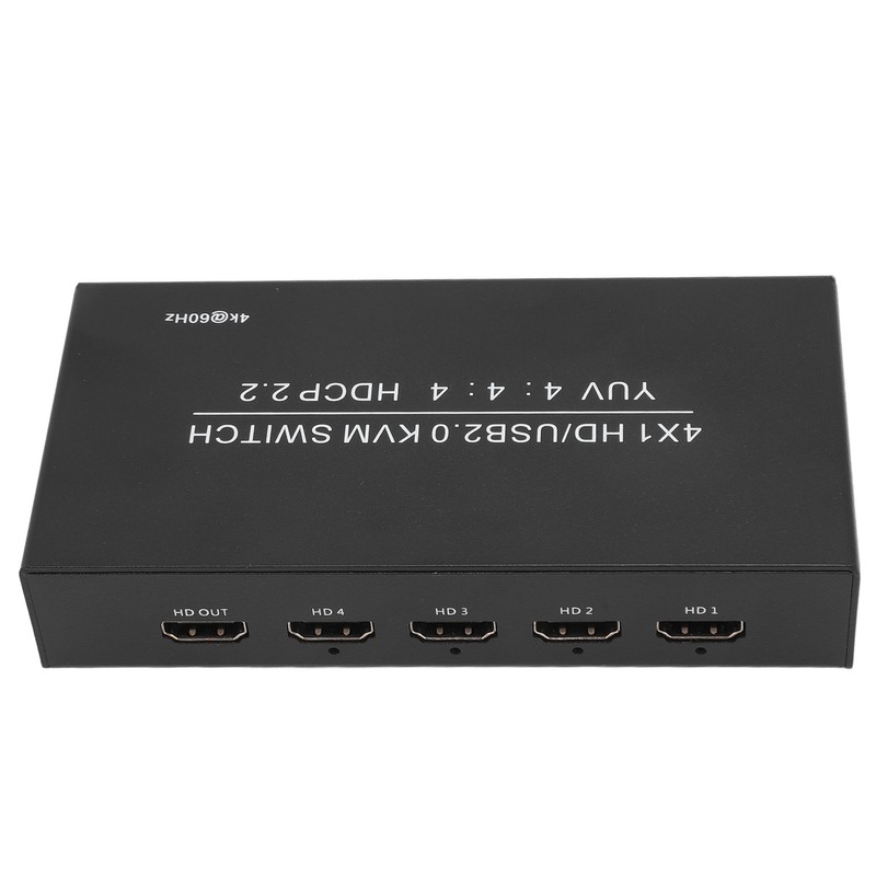 HD Multimedia Interface KVM Switcher Professional 4 Port 4K 60Hz
