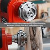 NCK-4M 4" 4 Jaw Mini Self-Centering Chuck, Thread 1"X8TPI, with