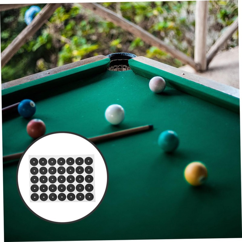 KOMBIUDA Billiards Stickers Pool Table Necessity Patches 2 Sheets of