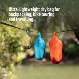 Sea to Summit Ultra-SIL Dry Bag, Ultralight Waterproof Dry Storage, 20 Liter, Tarragon Green