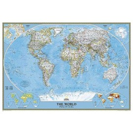 National Geographic: World Classic Mural Wall Map (110 x 76.5 inches) (National Geographic Reference Map)