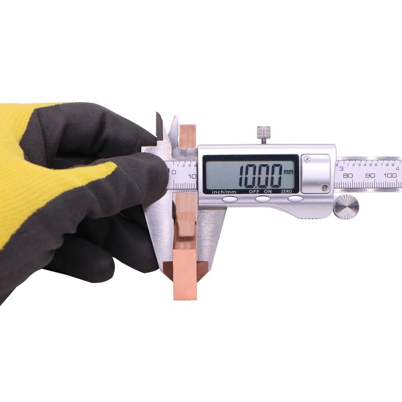 VERNUOS 3/8" x 1" C110 Copper Flat BAR 6" Long