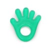Teething Ring Hand T1204 Green Cooling Teething Ring Massaged and