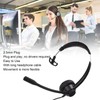 2.5mm Telephone Headset Noise Reduction Unilateral Elbow Plug Customer Service