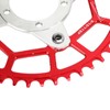 2pcs 104BCD Chainring Adapter Tooth Plate Aluminum Alloy 46T Mid