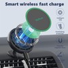 Magnetic Wireless Car Charger Mount Compatible with Magsafe iPhone 15/