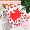 5 Pcs Dog Dresses Floral Puppy Cat Pet Dresses Dog