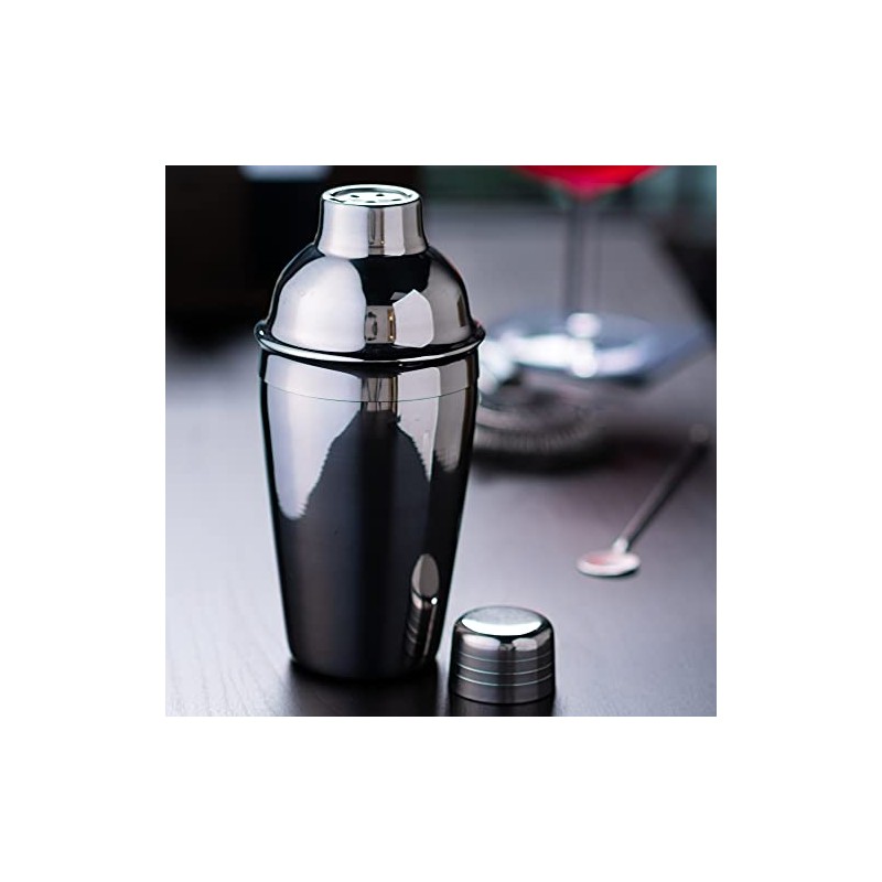 bar@drinkstuff Stainless Steel Cocktail Shaker 0.5 Litre 18oz Cocktail Shaker,