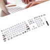 Keycaps PBT 5Sided Sublimation 110 Keys Keyboard Caps for Mechanical