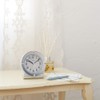 RHYTHM 8RE679SR19 Alarm Clock, Analog Electronic Sound, Continuous Second Hand,
