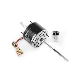 VEVOR - 1/3HP Motor de aire acondicionado para vehículo recreativo con condensador, AC115V 3A, 1675 RPM, reemplazo para motor de ventilad...