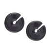 Yls Archery Slide-On Kisser Button Black with Copper Anchor Clips