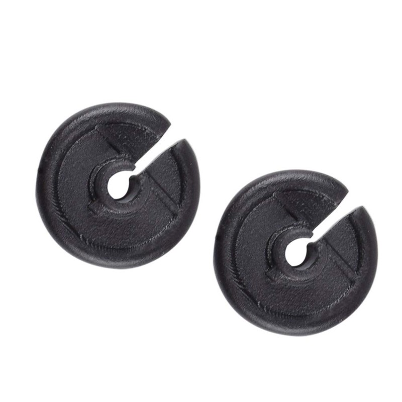 Yls Archery Slide-On Kisser Button Black with Copper Anchor Clips