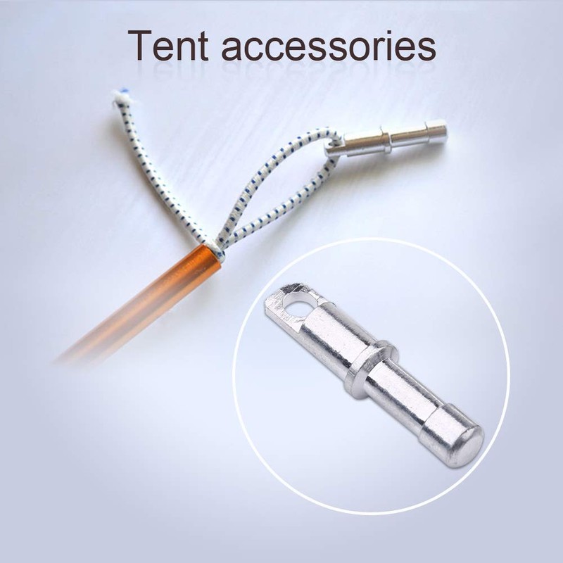 MAGT Tent Pole End Plugs, Pack of 10 Aluminium Alloy