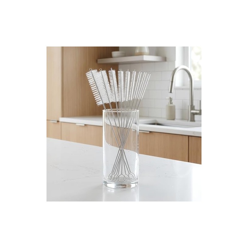 Timotech U Chef Set 10 Piezas Cepillo Limpiador de Popotes