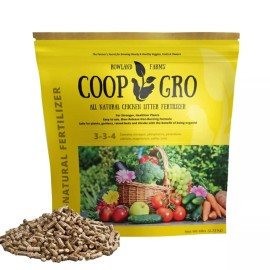 COOPGRO Coop Gro Organic Chicken Manure Fertilizer 6 lb. Bag.  Pelleted for Ease of Use!