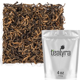 Tealyra - Yunnan Golden Special - Black Loose Leaf Tea - Best Chinese Black Tea - Perfect Morning Tea - 110g (4-ounce)