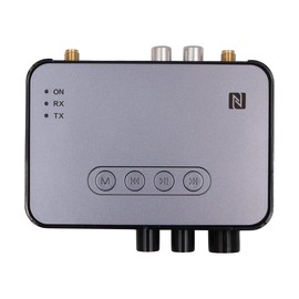 Tiardey 3 IN 1 Bluetooth 5.1 Adapter Wireless Audio Adapter Support NFC 6.5mm Microphone with Dual Antenna Multi Interfaces COAXIAL 3.5mm?AUDIO AUX USB TF