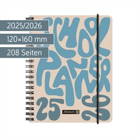 BRUNNEN School Calendar 2025/2026 "Bubble Planner" | A6, Plastic