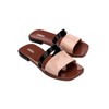 Melissa Ivy Slide II for Women, Brown/Beige, 9
