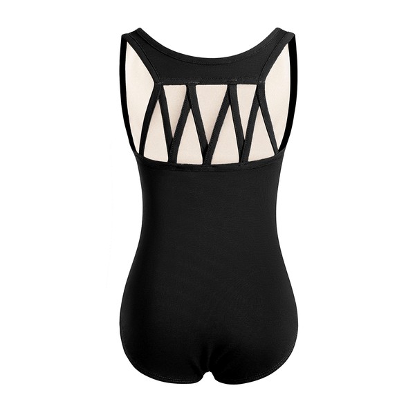DANSHOW Tank Dance Leotards for Girls,Back M Straps(6001-3XL-06)