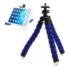 Laro Tripie Flexible Soporte Pulpo Base Celular Camara Portatil Color Azul