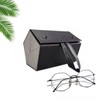 프리미엄 선글라스 5구 가죽 안경 보관 수납함 원통형 (WFJKWNH) Premium Sunglasses 5-Compartment Leather Eyewear Storage Case Cylindrical (WFJKWNH)