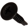 Small Parts 0812KPMB Steel Self-Drilling Screw, Black Phosphate Finish, Modified