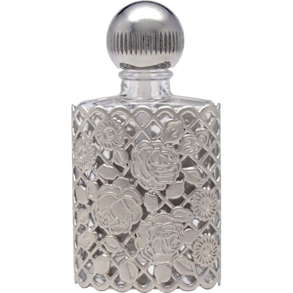 pa-supahuxyu-mubotoru Flat Oval Metal Rose Silver