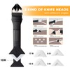 Saker Silicone Caulking Tools-3 in 1 Sealant Finishing Tool Grout