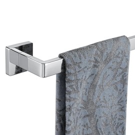 JQK Polished Towel Bar, Rounded Edges 32.36 Inch Towel Rack, 304 Stainless Steel Bathroom Wall Mount, Useable Length 30 Inch, TB250L30-CH