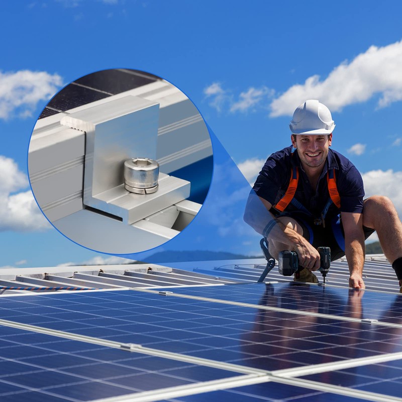 Solar Panel Bracket, 4 Pieces 30 mm Solar Panel Z