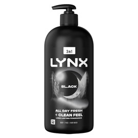 Lynx Pump Shower Gel Black, 900ml