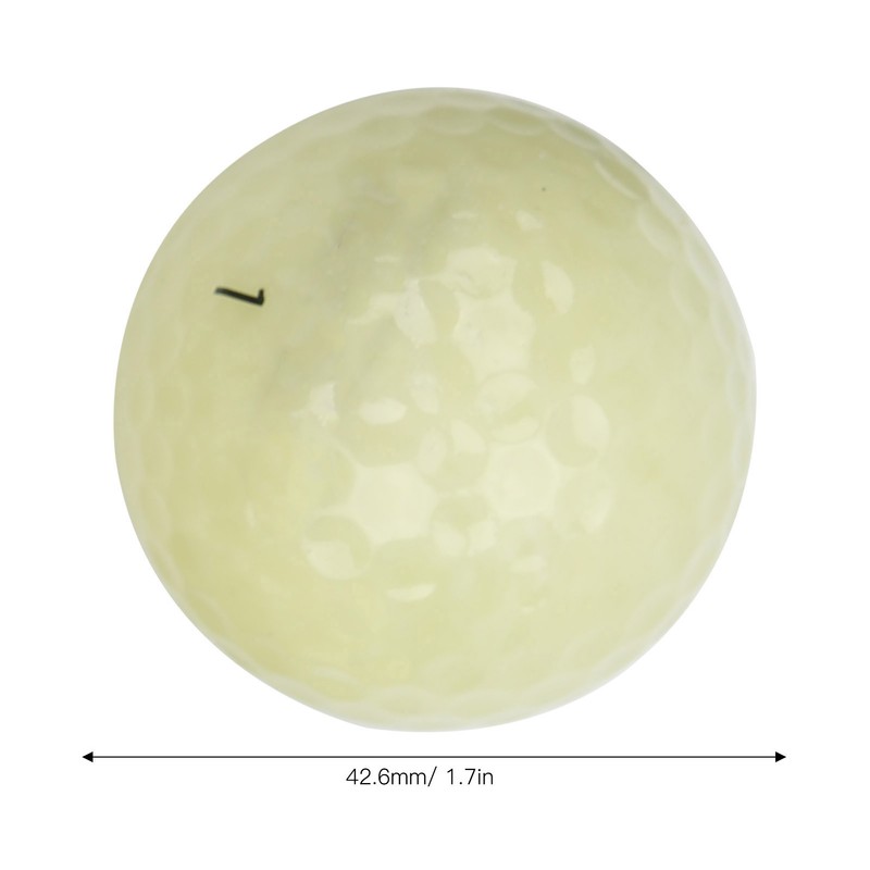 6PCS Golf Fluorescent Light Balls Night Practice Light Glowing Ball