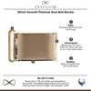 Trafalgar Men's 25mm Smooth Polished Finish Compression Belt Buckle, Polished