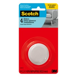 Scotch™ Sliders SP648-NA, Adhesive Hard, 1-5/8 in, 4/pk
