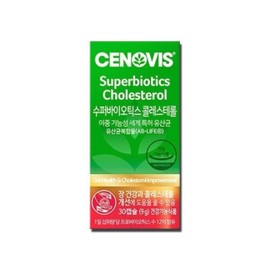 Senobis Superbiotics Cholesterol 300mg x 30 Capsules 1 ESC / 세노비스 수퍼바이오틱스 콜레스테롤 300mg x 30캡슐 1개 ESC