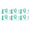 10Pcs Anti Static Wrist Strap PU Adjustable 1MΩ Resistor Long