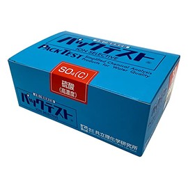 Kyoritsu RIKEN Pack Test R Simple Water Quality Inspection Tool for High Concentration of Sulfuric Acid WAK-SO4 C