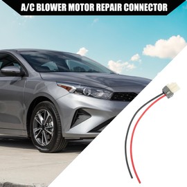 Hihaha Blower Motor Connector Plug Wire Harness 8" Pigtail Kit with Heat Shrinks Connectors for Kia Forte 2013-2018/8 Inches A/C Blower Motor Pigtail Wiring Kit / 1Set