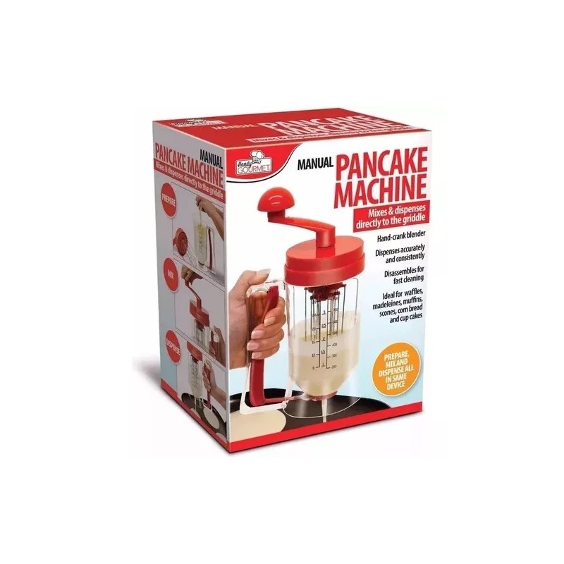 ML Maquina Mezclador Dispensador Manual Para Hot Cakes Pancakes