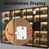 MKBKLLJY 6 PCS White Cabinet Door Switch Normally Closed Automatic