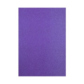 Florence Glitter Cardstock - Coloured A4 Purple - 5 Sheets Craft Paper - Scrapbook Paper for Card Making - 250 GSM