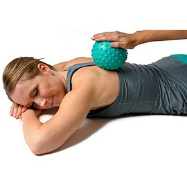 PEZZI Activa Medium Massage Ball Spiked Ball Hedgehog Ball Massage Diameter Approx. 13-16 cm Green
