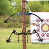 AHOSOUTLY Bow Hanger Display Flexible Archery Rack Bow Wall Mount