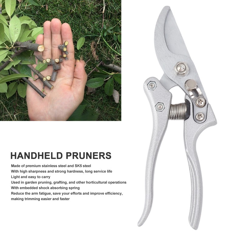 Pruning Shears SK5 Stainless Steel Handheld Garden Bypass Scissor Pruners
