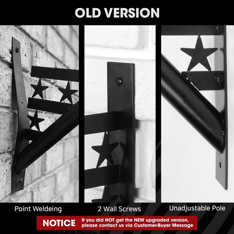 J JACKCUBE DESIGN Flag Pole Holder Heavy Duty Stainless Steel