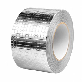 Waterproof Aluminum Foil Butyl Tape for Repairs – Strong Adhesive Leak-Resistant Seal for Roofs, Pipes, Ducts and Outdoor Maintenance