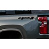 2 x Matte Black 4x4 Bedside Vinyl Decals Fits 2014-2018
