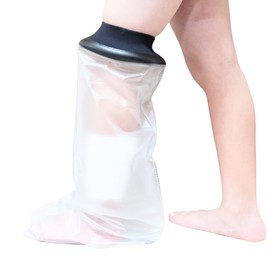 [Nurse Recommended] SPARKLE SKY Gypsum Cover, Children's Foot Waterproof Cover, Gibbs Cover, Elementary School Students, Bandage Cover, Bath Cover (Children's Foot Size M Size 17.7 inches (45 cm)